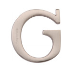 Heritage Brass Letter G  - Pin Fix 51mm